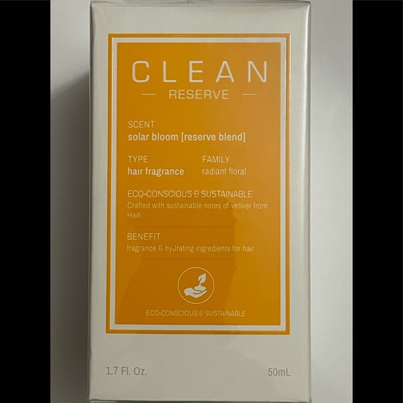 CLEAN RESERVE SOLAR BLOOM 1.7 OZ. HAIR FRAGRANCE (BRAND NEW IN SEALED BOX) - Picture 2 of 5